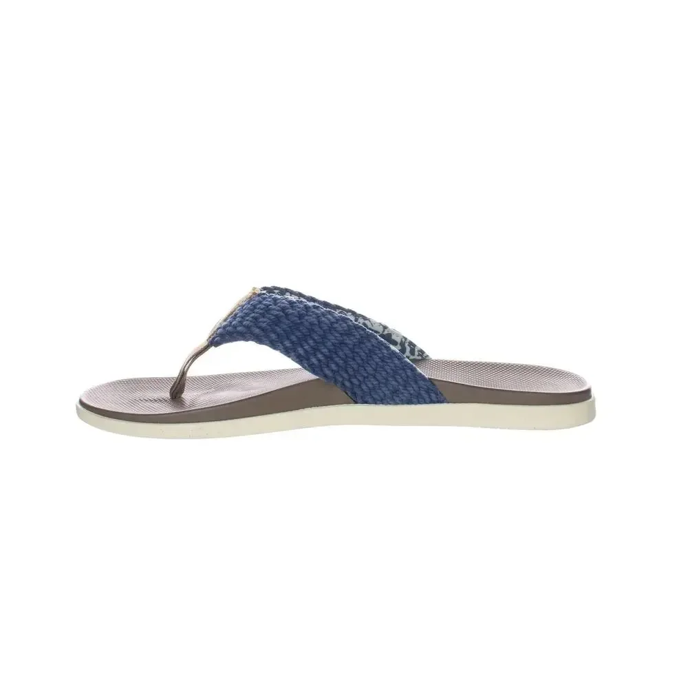 Johnnie-O Mens Windward Blue Flip Flops Size 10M (7743457)